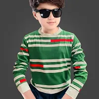 Stylish Cotton Blend  Tees For Boys-thumb1