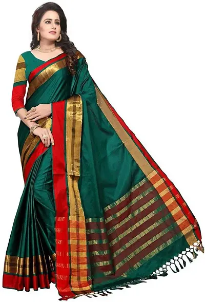 Silk Woven Design Saree with Blouse piece