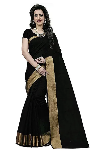 Stylish Silk Jacquard Saree With Blouse Piece