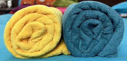 Best Towels for Bath 350 Gsm Large Size 45x20 Inches - Pack of 2-thumb3