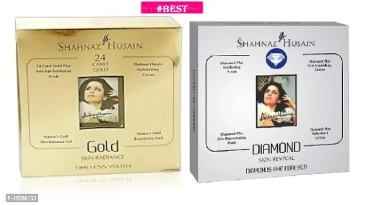 SHANAZ GOLD BOX FACIAL KIT  + DIAMOND BOX FACIAL KIT