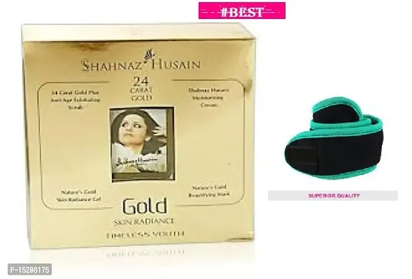 SHANAZ GOLD BOX FACIAL KIT WITH FACIAL BAND