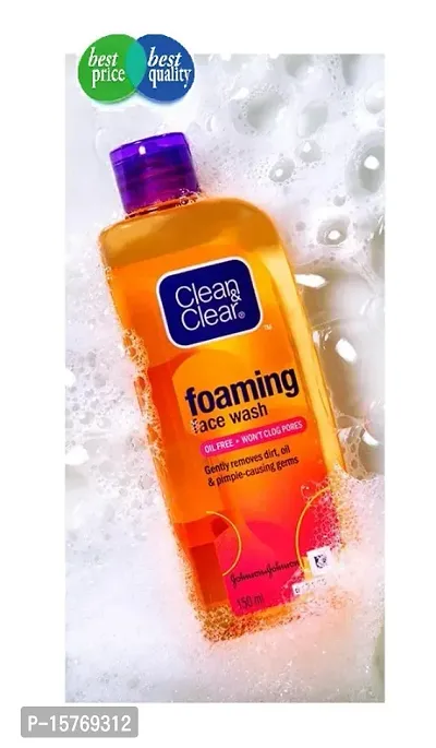 BEST QUALITY CLEAN AND CLEAR FOAMING FACEWASH 150ML-thumb0