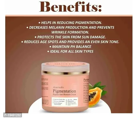 UNBOX Nuskhe  Ayurvedic Pigmentation Papaya Anti Blemish Cream for Pigmentation and Blemishes removal- 100 ML (Unisex Product, Suitable for all skin types)-thumb2