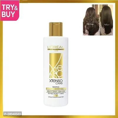 LOreacute;al Professionnel Xtenso Care Shampoo For Straightened Hair, 250 ML | sulphate free Shampoo pack of 1-thumb0