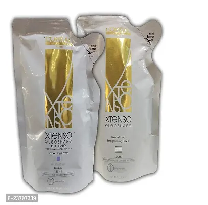 L'Oreal Xtenso Hair Straightening Cream  125ml +125 ml-thumb0