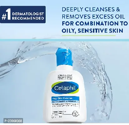Cetaphil Oily Skin Cleanser , Daily Face Wash for Oily, Acne prone Skin , Gentle Foaming, 125ml-thumb0