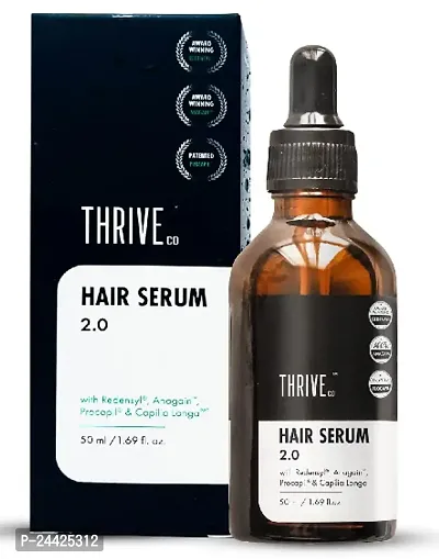 ThriveCo Hair Growth Serum | with Redensyl, Anagain, Procapil  Capilia Longa For Hair Fall Control | For Men  Women | 50ml-thumb0