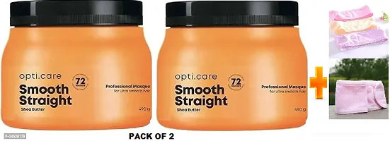 Smooth Straight Hair spa Hair mask(490gm)pack of 2