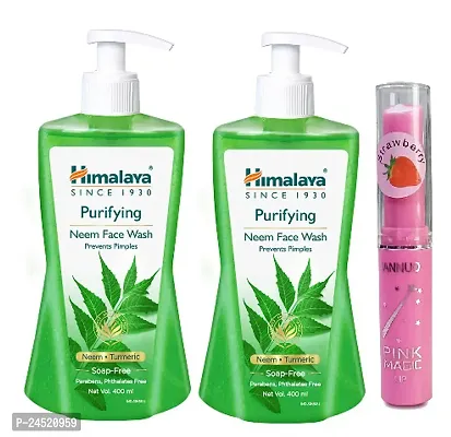Himalaya Purifying Neem Face Wash 400ML (pack of 2)-thumb0