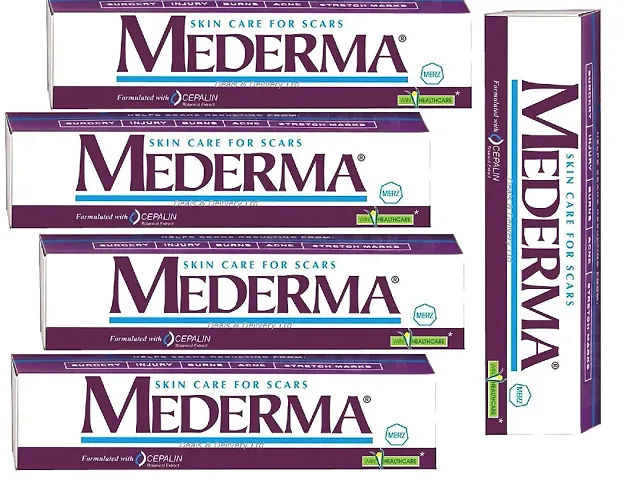 Mederma PM Acne Scar Removal Cream 10g (for scar removal  skin whiteninig ) - Pack of  5