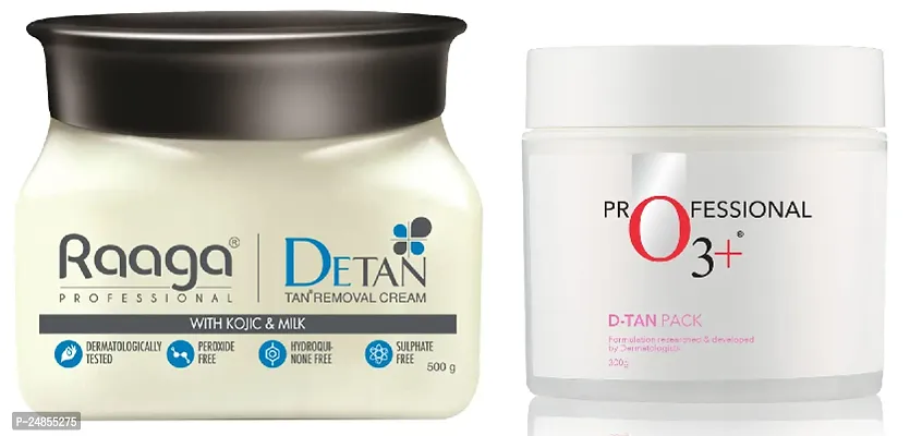 Raaga Professional+O3De-Tan Tan removal Cream PACK OF (01)