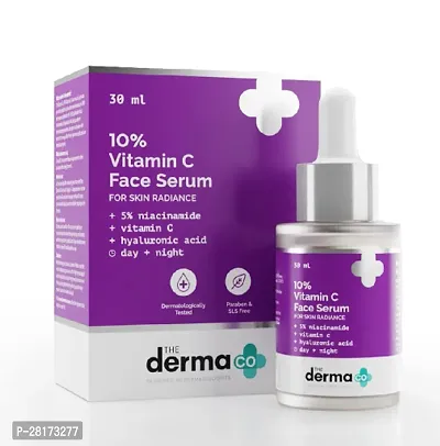 Professional Derma Co 10% Vitamin C Face Serum with Vitamin C, 5% Niacinamide  Hyaluronic Acid for Skin Radiance - 30ml-thumb0