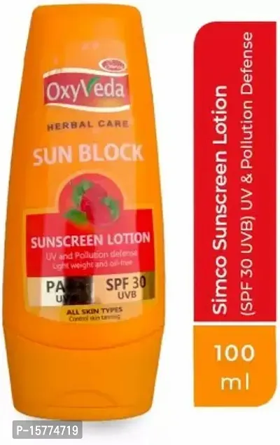 Sun Block Sunscreen Lotion SPF 30 PA UV And Pollution Protection - SPF 30 PA++ (100 ml)-thumb0