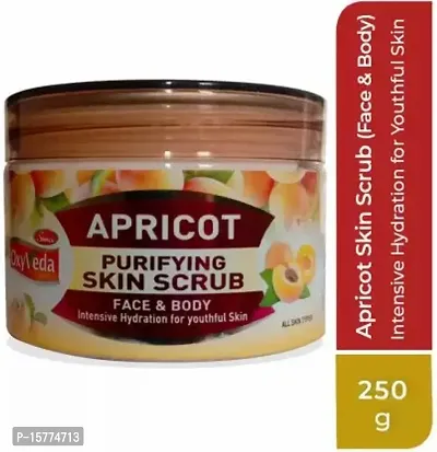 Apricot Skin Scrub | Intensive Hydration, Face And Body Scrub (250 g)-thumb0