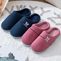 Unisex Home Slipper Multicolor With Double Sole-thumb2