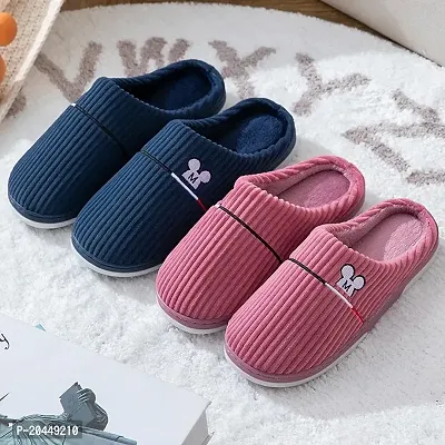 Unisex Home Slipper Multicolor With Double Sole-thumb3