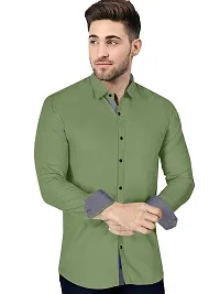 P  V Creations Men's Slim Fit Stylish Full Sleeve Casual Shirts (LSTR)-thumb4