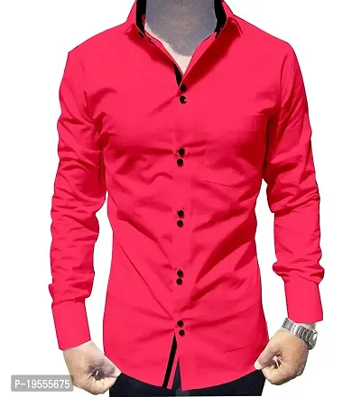 P  V Creations Men's Slim Fit Casual Shirt-thumb0