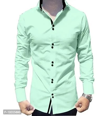 P  V Creations Men's Slim Fit Casual Shirt