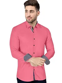 P  V Creations Men's Slim Fit Stylish Full Sleeve Casual Shirts (LSTR)-thumb2