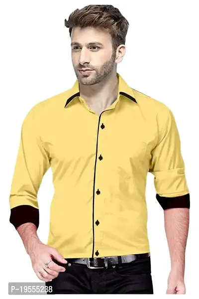 P  V Creations Men's Cotton Full Sleeves Casual Shirt (PV_1001P)-thumb0