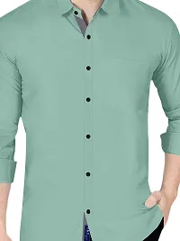 P  V Creations Men's Slim Fit Stylish Full Sleeve Casual Shirts (LSTR)-thumb1