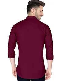 P  V Creations Men's Slim Fit Stylish Full Sleeve Casual Shirts (LSTR)-thumb3