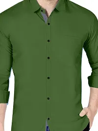 P  V Creations Men's Slim Fit Stylish Full Sleeve Casual Shirts (LSTR)-thumb1