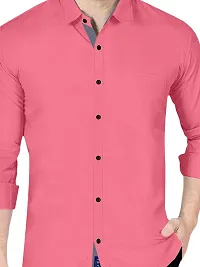 P  V Creations Men's Slim Fit Stylish Full Sleeve Casual Shirts (LSTR)-thumb3