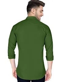 P  V Creations Men's Slim Fit Stylish Full Sleeve Casual Shirts (LSTR)-thumb3