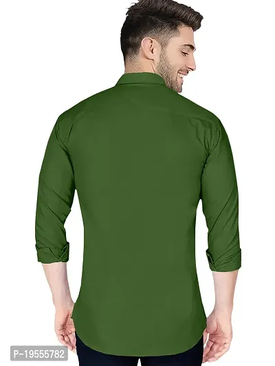 P  V Creations Men's Slim Fit Stylish Full Sleeve Casual Shirts (LSTR)-thumb4