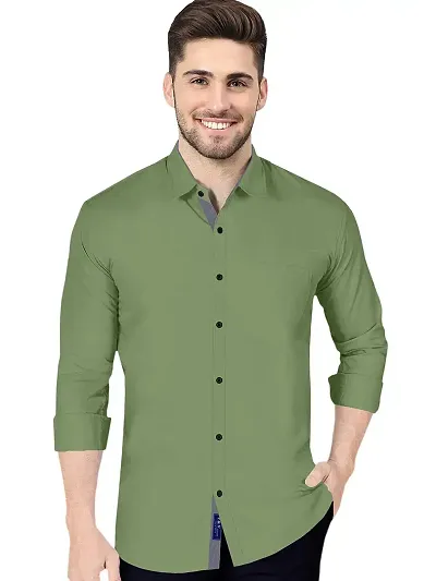 New Launched Cotton Blend Long Sleeves Casual Shirt 