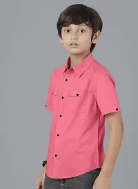 Ethnic Trendz Kids Pink Casual Shirt-thumb3