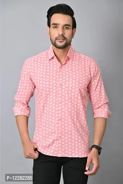 Stylish Fancy Cotton Long Sleeves Casual Shirts For Men