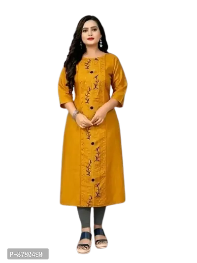 Designer Cotton Embroidary Kurti-thumb0