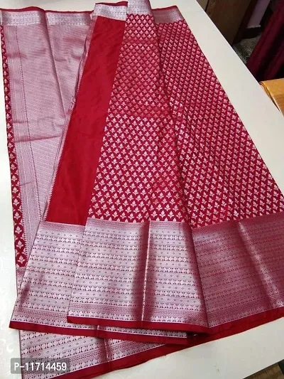 Beautiful Art Silk Saree With Blouse Piece For Women-thumb0