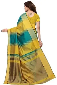 Designer Cotton Silk Saree With Blouse Piece For Women-thumb1