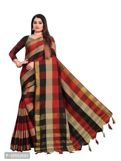 Designer Tussar Silk Saree With Blouse Piece For Women