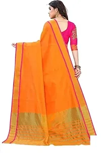 Designer Cotton Silk Saree With Blouse Piece For Women-thumb2