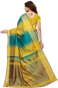 Designer Cotton Silk Saree With Blouse Piece For Women Pack Of 2-thumb1