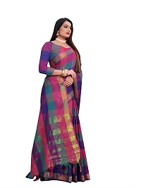 Designer Tussar Silk Saree With Blouse Piece For Women-thumb2