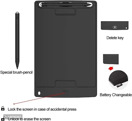 8.5 Inch LCD Writing Tablet E-Notepad Ruff Pad Doodle Board Drawing Tablet, Erasable Reusable Electr-thumb3