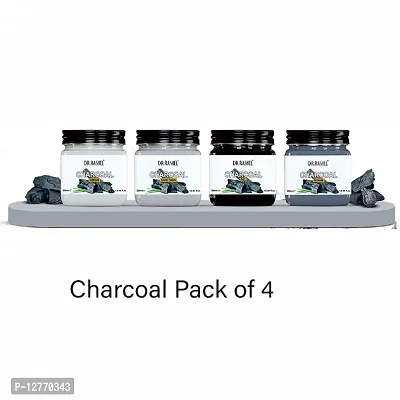 DR.RASHEL Charcoal pack of 4 (scrub, gel, cream  facepack) for black heads removal - 1520 ml-thumb0