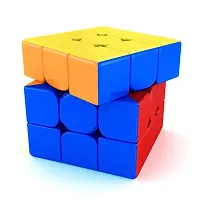 Cubes 3x3 High Speed Sticker Less Magic Puzzle Cube Game Toy-thumb4