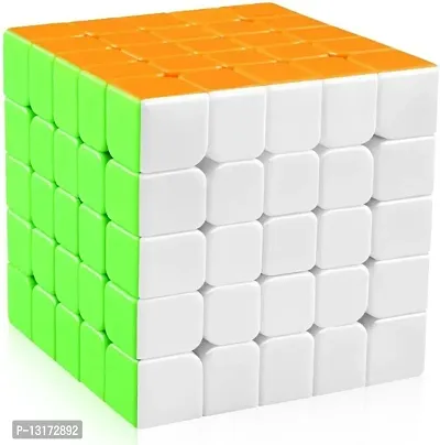 5 5x5 High Speed Stickerless Magic Puzzle Cube Toy ,Multicolor-thumb4