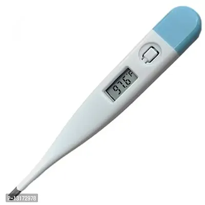 Digital Thermometer With Flexible Tip | Fever Alarm  Beep Function for Kids  Adults Thermometer-thumb0