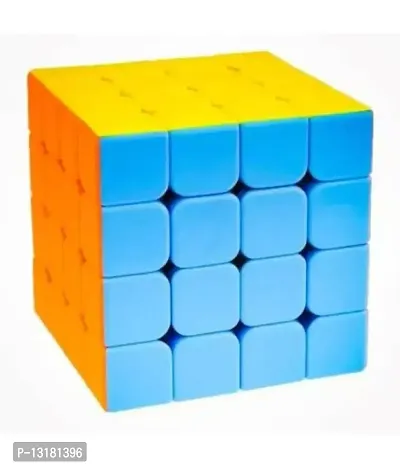 4X4 Speed Cube Puzzle For Kids  Adults, Sticker less Speed Cube, Stress Buster Brainstorming Cube For Kids Above 3 Years-thumb0