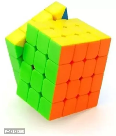 Cube 4x4 High Speed Stickerless Magic 4 by 4 Puzzle Cubes-thumb0