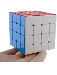 High Speed Stickerless 4x4 Magic Cube Puzzle Game Toy  (1 Pieces)-thumb1